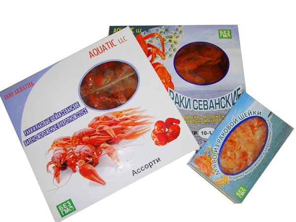 Раки в ассортименте в Дербенте