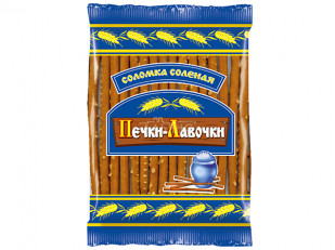 Мучные полоски МАЛИНОВЫЕ со вкусом острых бараньих рёбрышек 76 гр: Соломка соленая 