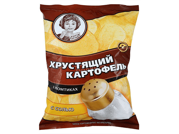 Картофельные чипсы "Девочка" 160 гр. в Дербенте