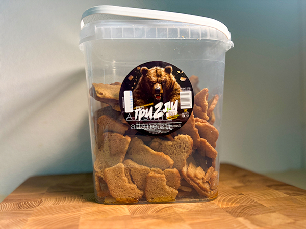 Ведро Ржаные гренки с чесноком в Дербенте