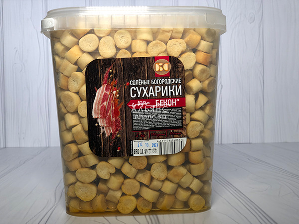 Сухарики с беконом в Дербенте