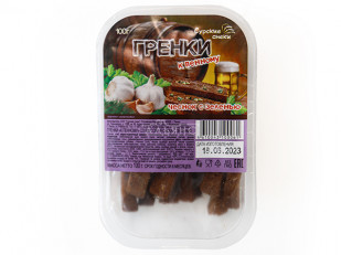 Сазан соломка: Сурские гренки Чеснок с зеленью (100 гр)