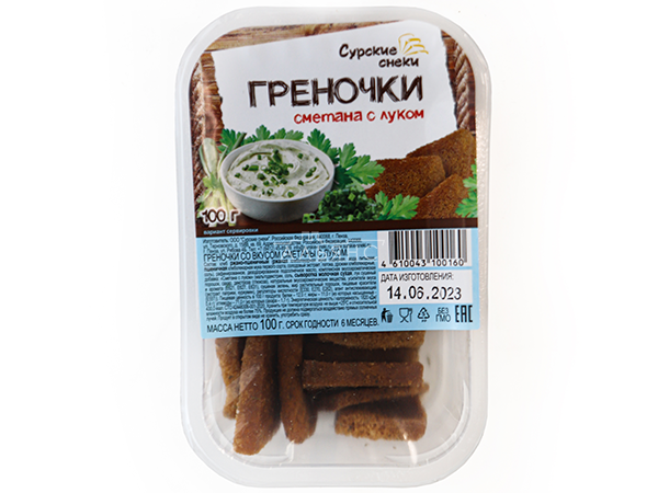 Сурские гренки Сметана с луком (100 гр) в Дербенте