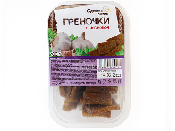 Сурские гренки с Чесноком (100 гр) в Дербенте