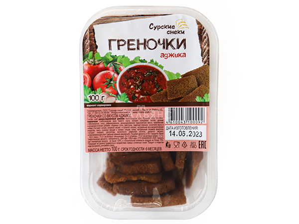 Сурские гренки с Аджикой (100 гр) в Дербенте