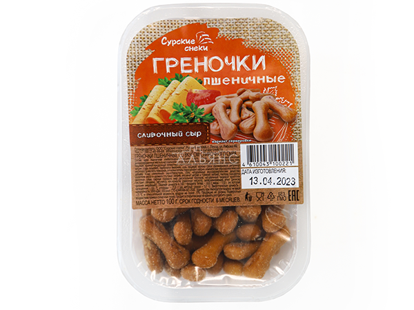 Сурские (ПШЕНИЧНЫЕ) Сливочный сыр (100 гр) в Дербенте