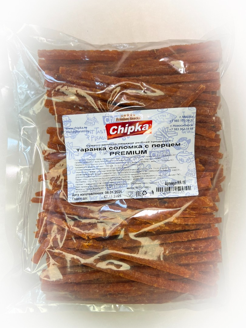 Таранка с перцем (соломка) (Chipka ПРЕМИУМ) в Дербенте