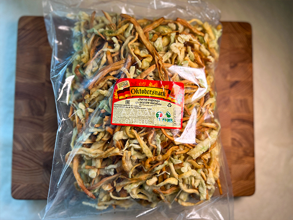 Нитка ЖАРЕНАЯ "Васаби" Oktobersnack 1 кг (сырный продукт) в Дербенте