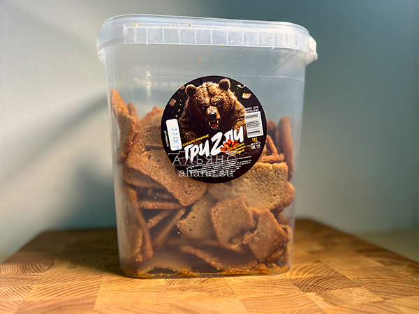 Ведро Ржаные гренки со вкусом Крылышки Барбекю (1 кг) в Дербенте