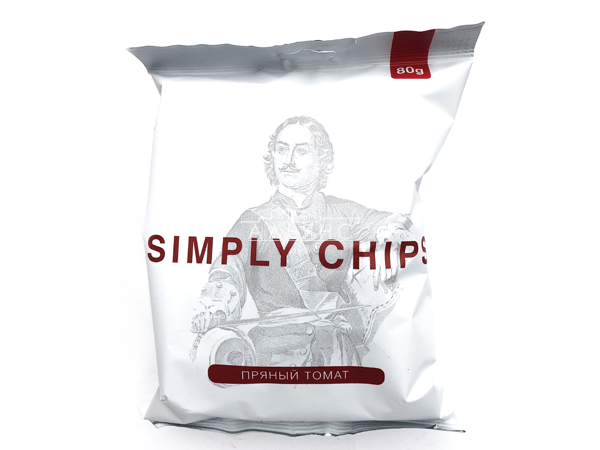 Картофельные чипсы "Simple chips" Пряный томат 80 гр. в Дербенте